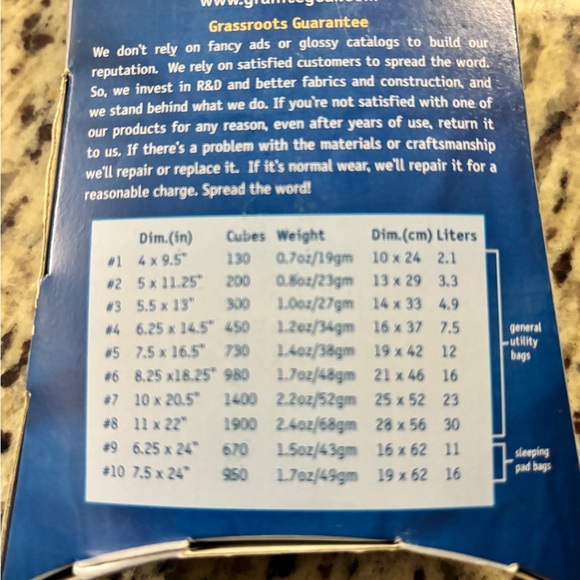 Granite Gear Tough Sack 5L #3 - Picture 4 of 4